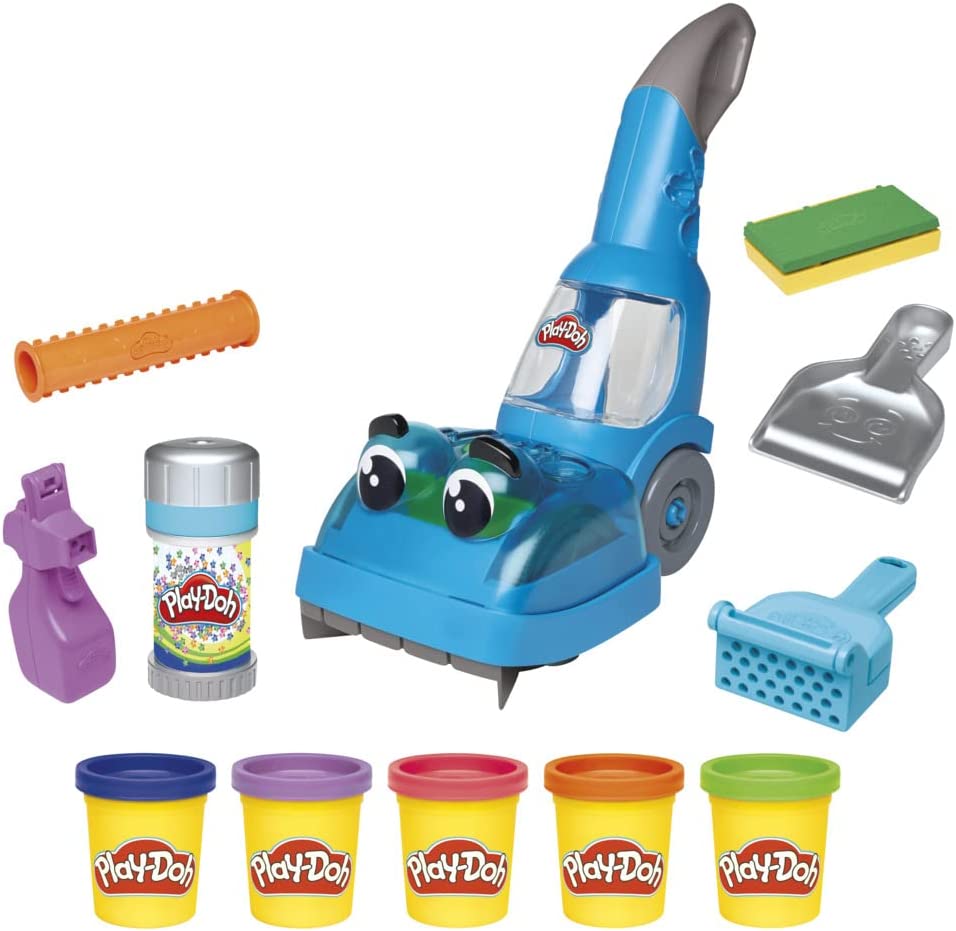Play-Doh Zoom Zoom Vacuum and Clean-up Toy with 5 Colours