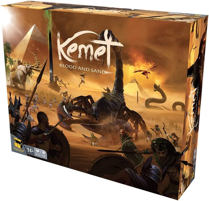 Matagot SARL | Kemet - Blood and Sand | Board Game | Ages 12+ | 2 to 5 Players |