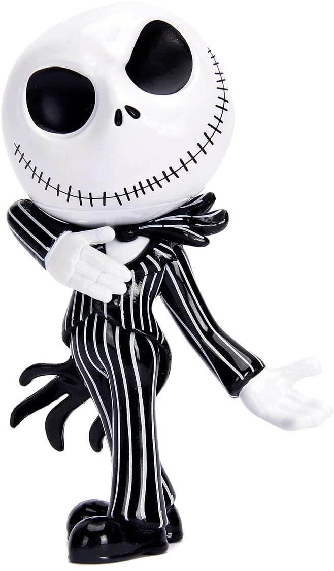 Jada Nightmare Before Christmas – Metal Jack Skellington 10 cm, leuchtet im Dunkeln