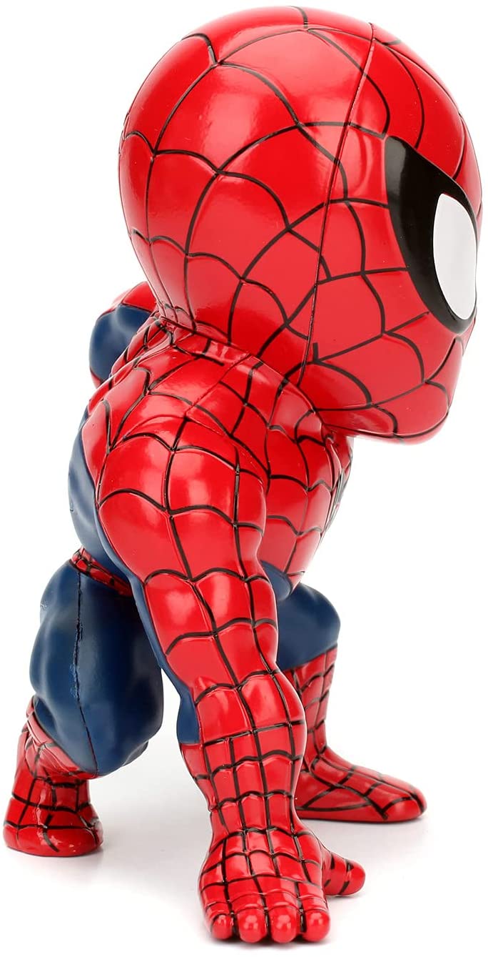 Jada 253223005 Marvel 6" Spiderman DIE-CAST Collector Figure, Multi-Coloured