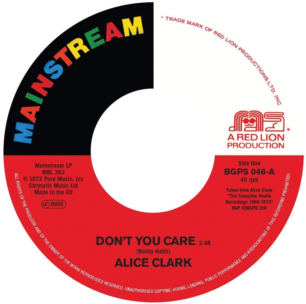 Alice Clark - Don't You Care / Never Did I Stop Loving You [VInyl]