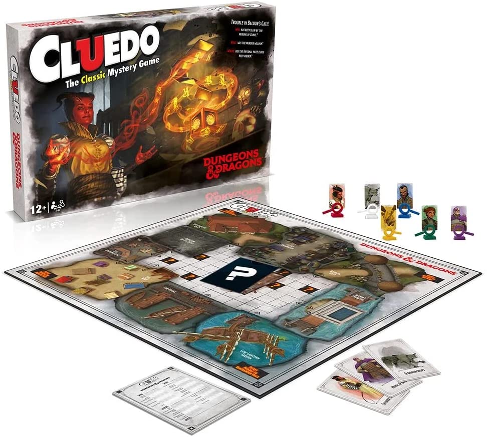 Dungeons and Dragons Cluedo Mystery Board Game