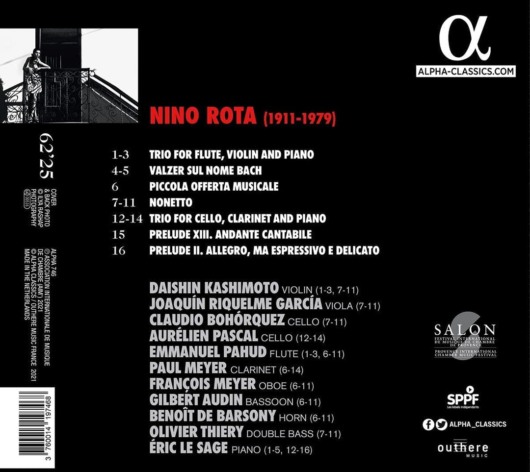 Nino Rota: Chamber Music [Audio CD]