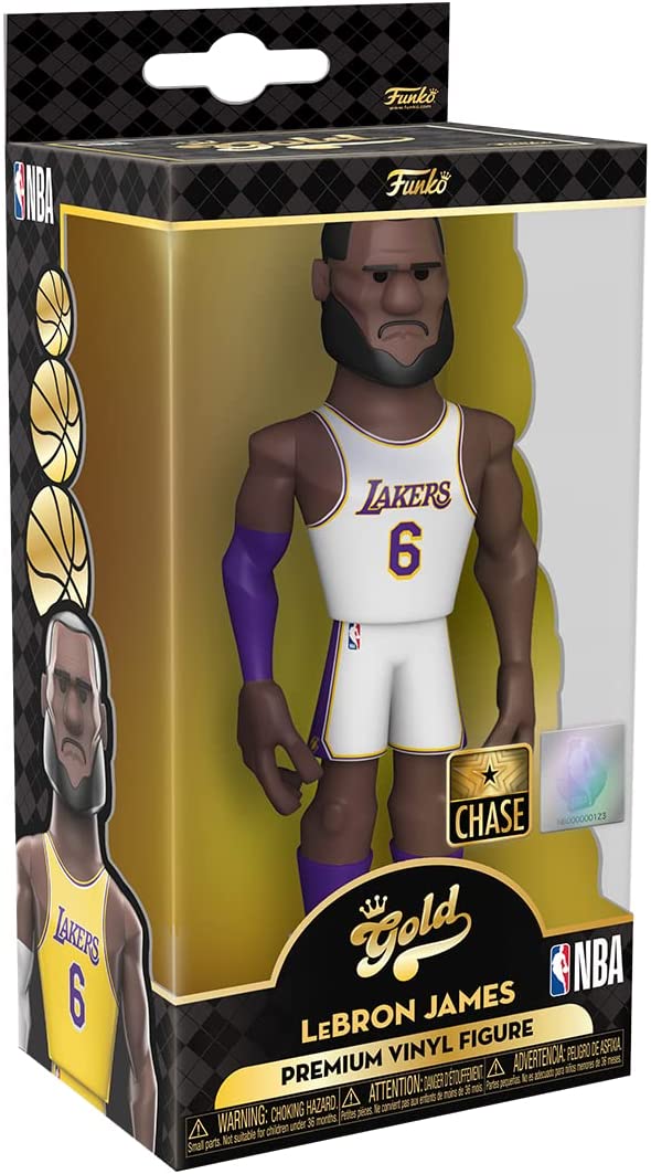 Funko 57291 Gold 5" NBA: Lakers- LeBron w/Chase