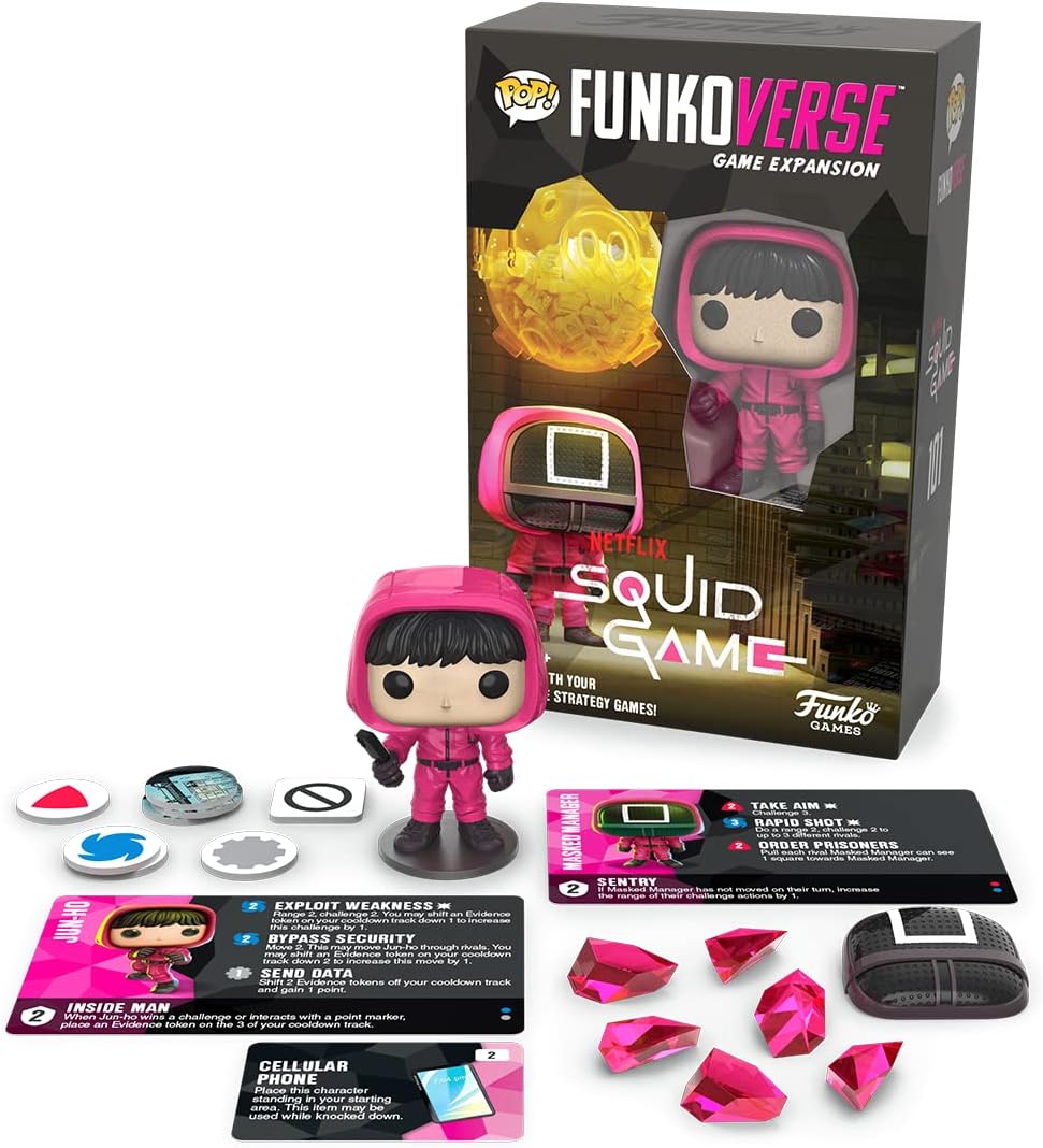 Funko Games Funkoverse: Squid Game 1-pack - Light Strategy Board Game for Children & Adults