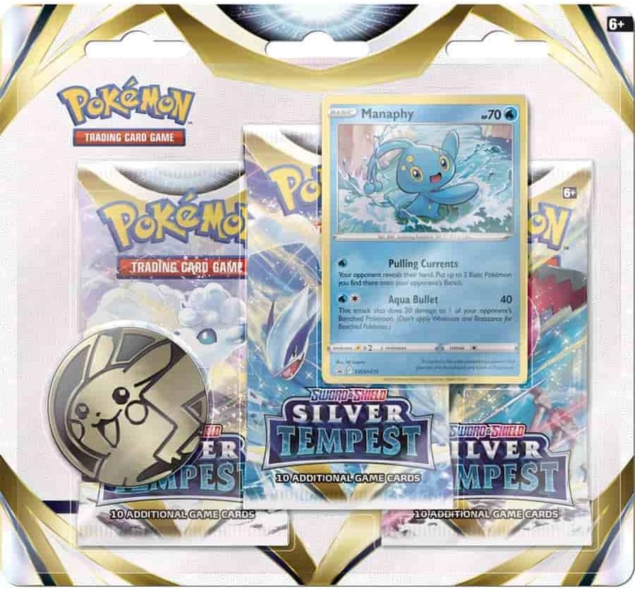 Pokémon TCG: S&S Silver Tempest - 3-Pack (One at Random)