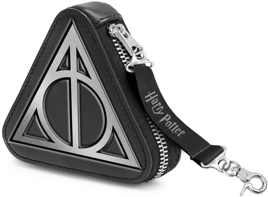 Harry Potter Hallows-Triangular Coin Purse, Black