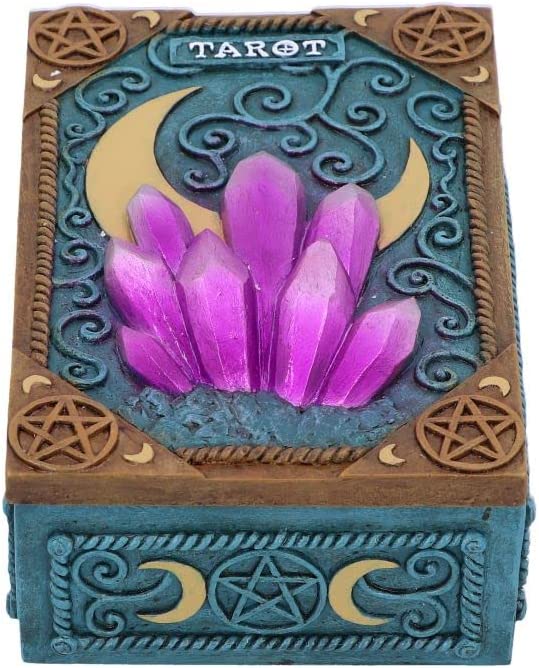 Nemesis Now Crystalline Tarot Box 14.4cm, Blue