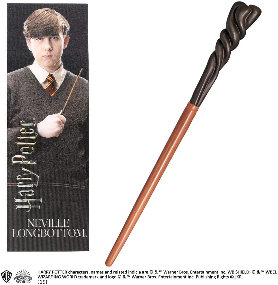 The Noble Collection NN6320 Official Harry Potter-Neville Longbottom Wand with Bookmark
