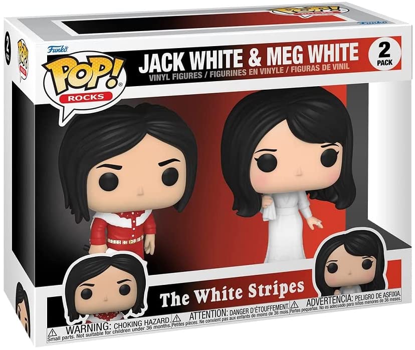 POP Rocks: The White Stripes Jack and Meg White Funko 61428 Pop! Vinyl