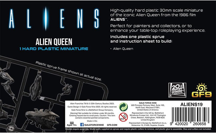 Gale Force Nine - Aliens - Alien Queen Board Games