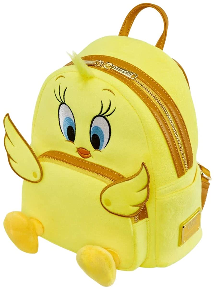 Loungefly Looney Tunes Tweety Bird Plush Mini Backpack