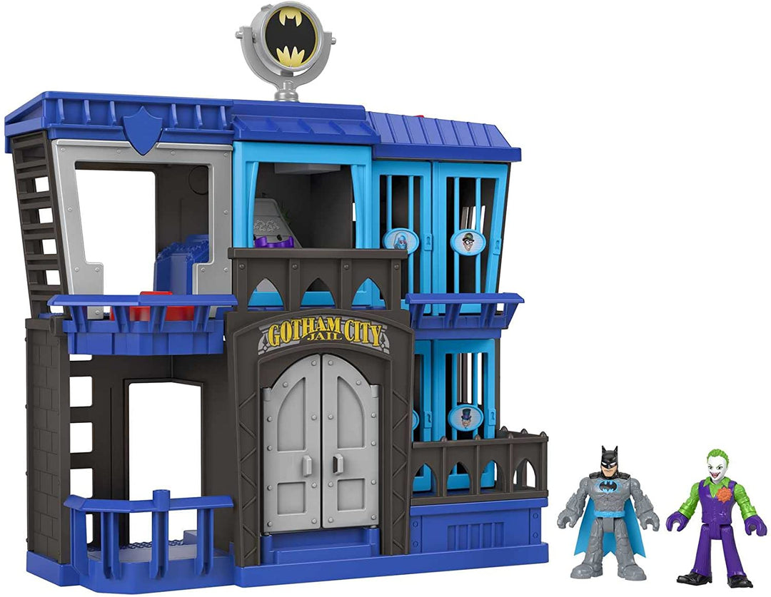 Fisher-Price Imaginext DC Super Friends Gotham City Jail Recharged, prison plays