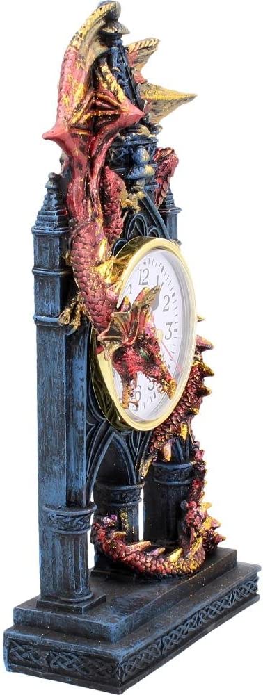 Nemesis Now AL50380 Time Guardian Clock 17cm Red