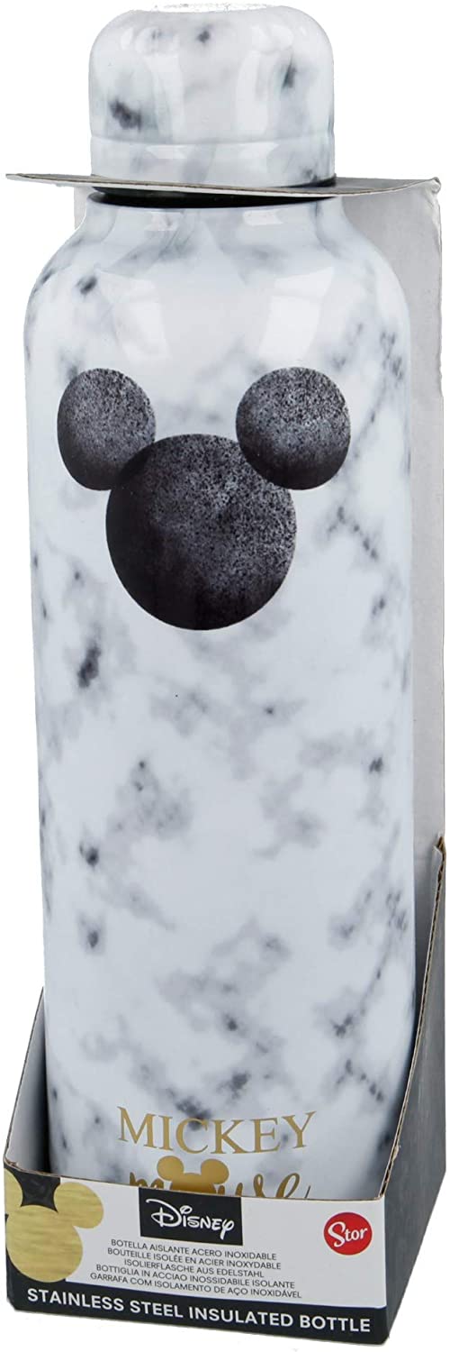 Stor Young Adult Insulated Stainless Steel Bottle 515 Ml Mickey