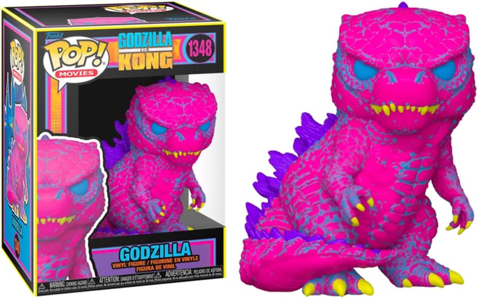 Godzilla vs. Kong (2021) 1348 - Godzilla Blacklight Special Edition Funko 68724 Pop! Vinyl #1348