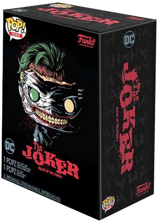 DC Comics POP! & Tee Box Death of Joker (T-Shirt Size Medium)