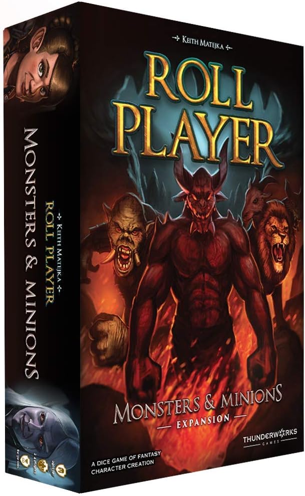 Thunderworks Games TWK2002 Roll Player: Monsters &amp; Minions Erweiterung, gemischte Farben