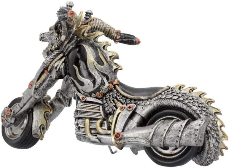 Nemesis Now - Dracus Birota Steampunk Dragon Motorcycle Figurine - 29cm
