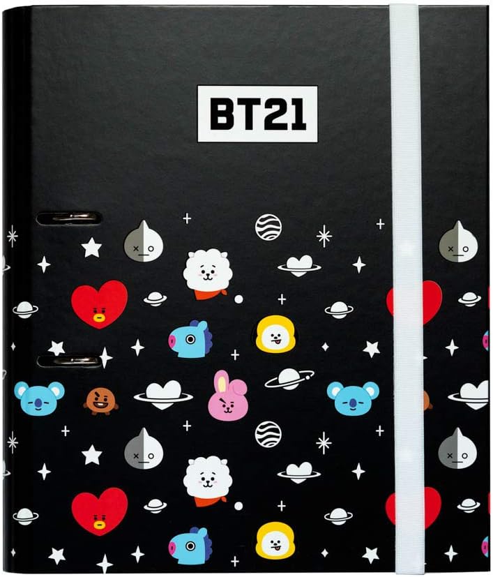 Grupo Erik BT21 Official Merchandise 2 Ring Binder - Premium A4 Folders Ring Binder