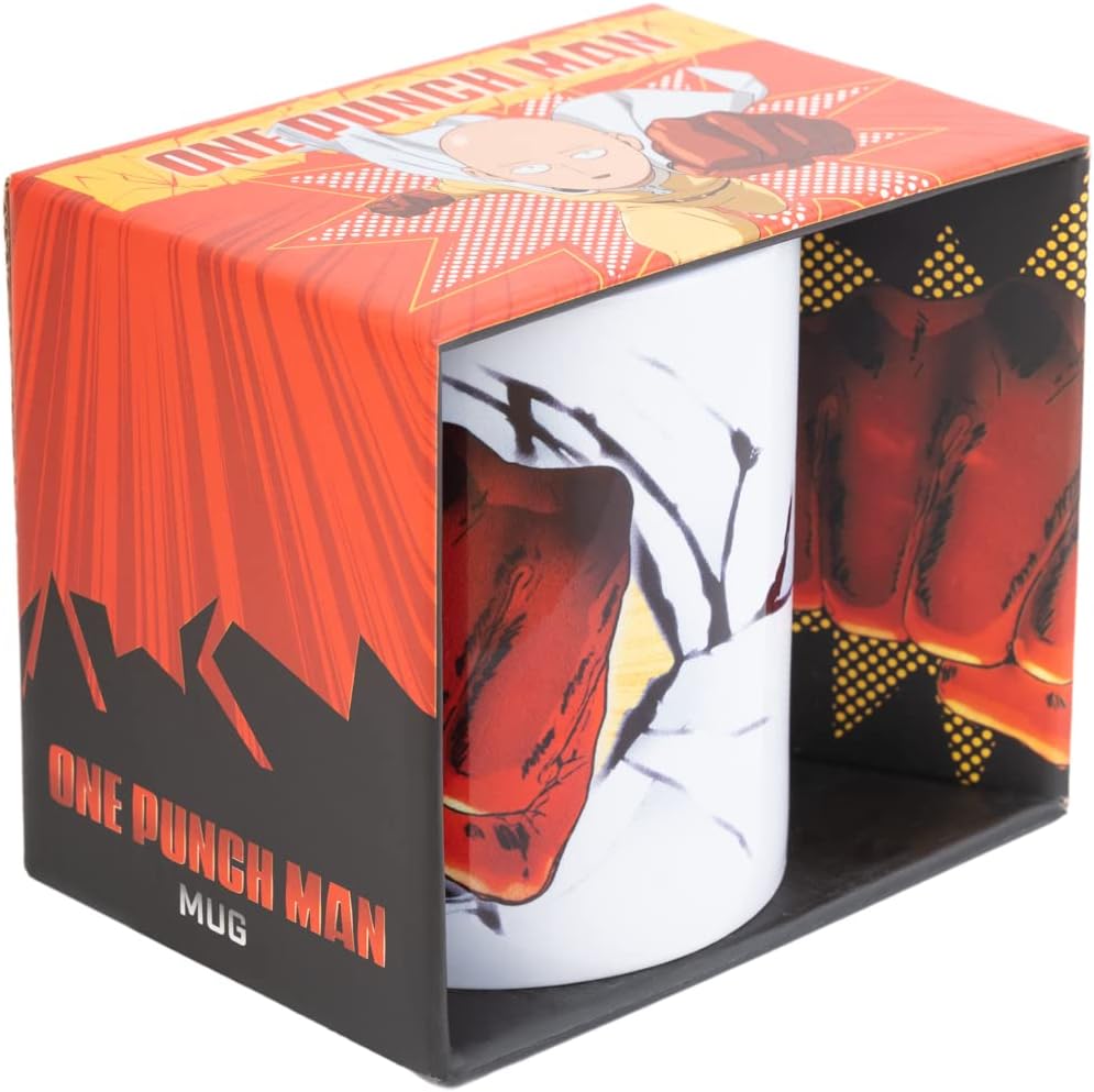 Official One Punch Man Saitama Fist Ceramic Mug - 35 cl / 350 ml