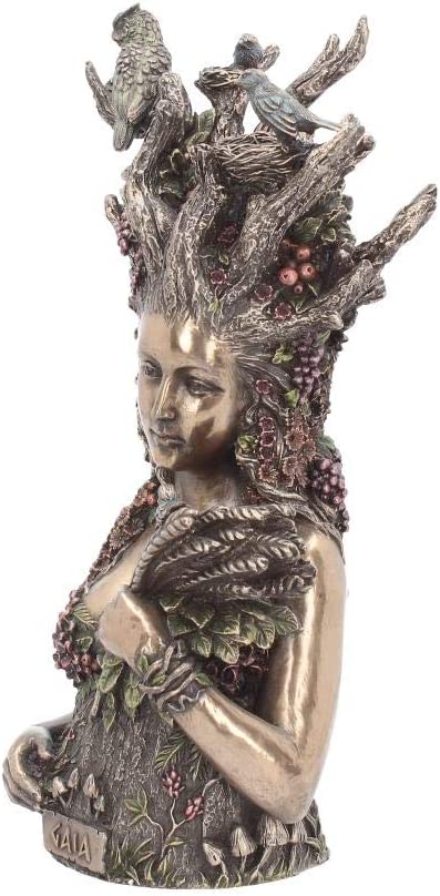 Nemesis Now Gaia Bust Figurine 30cm Bronze