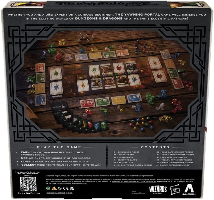 Avalon Hill Dungeons &amp; Dragons: Das Yawning Portal-Spiel, D&amp;D-Strategiebrett für