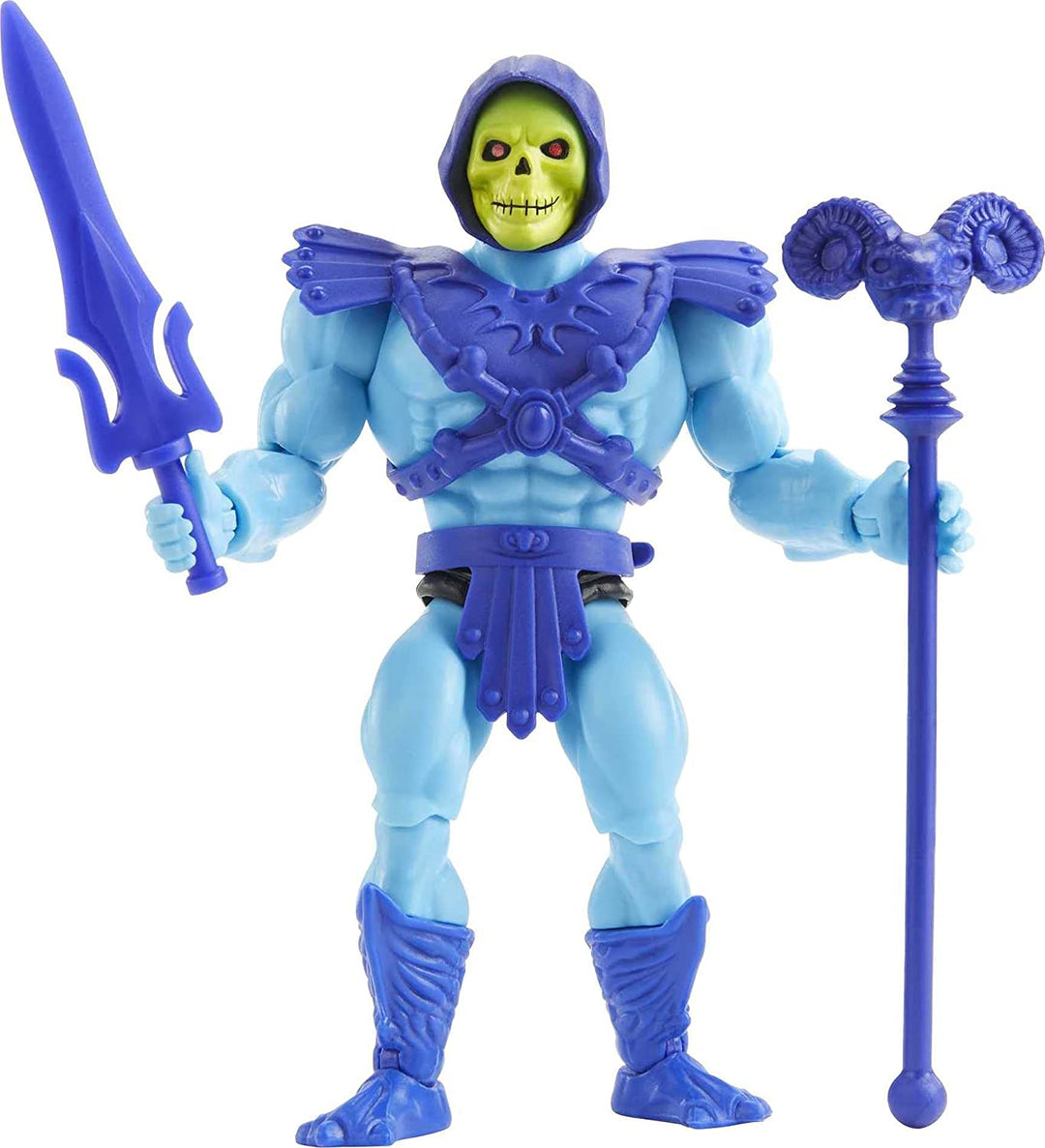 Masters of the Universe Origins Skeletor Action Figure, Battle Character for Storytelling Play and Display, Gift for 6 to 10 Year Olds and Adult Collectors