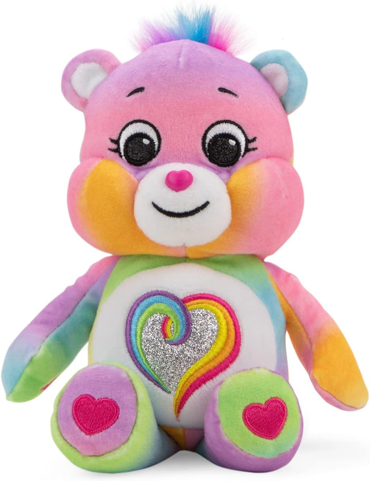 Care Bears Basic Fun 22489 Togetherness Bear, Glitter Bean Plush, 22 cm