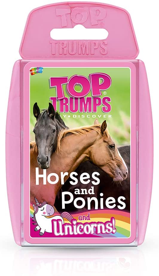 Horses and Ponies and Unicorns Top Trumps Card Game