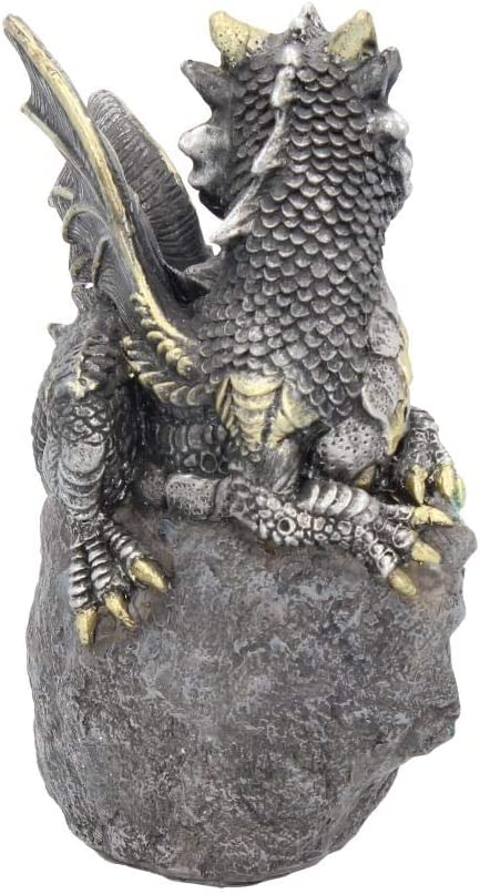 Nemesis Now U2050F6 Nest Guardian Figurine 14cm Blue, Resin, One Size