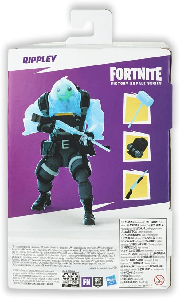 Hasbro Fortnite Victory Royale Series Rippley Collectible Action Figure with Acc