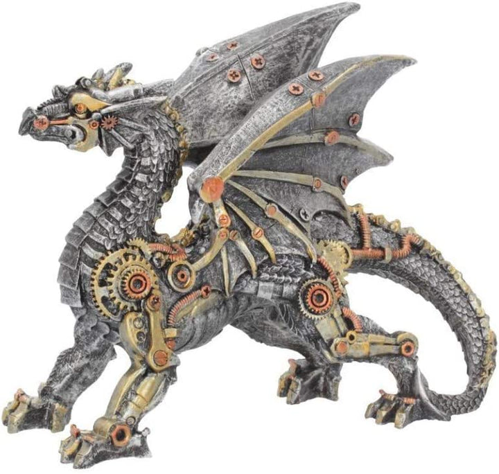 Nemesis Now Dracus Machina Figurine 21cm Silver