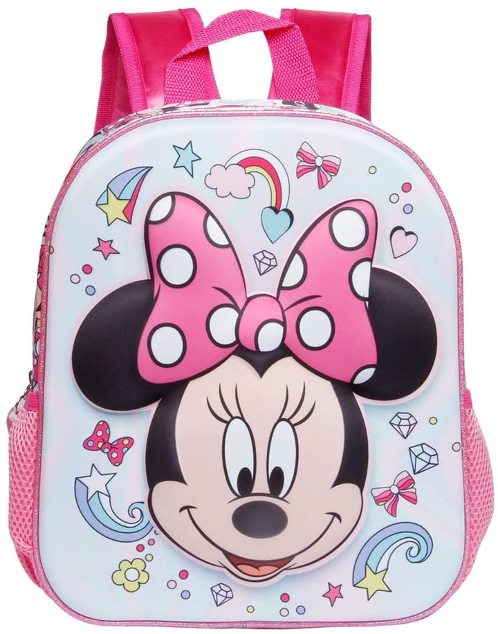 Minnie Mouse Laugh-Small 3D Backpack, Pink