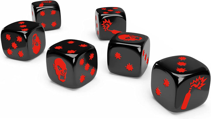 Zombicide 2nd Edition Special Black and White Dice | Strategy Board Game