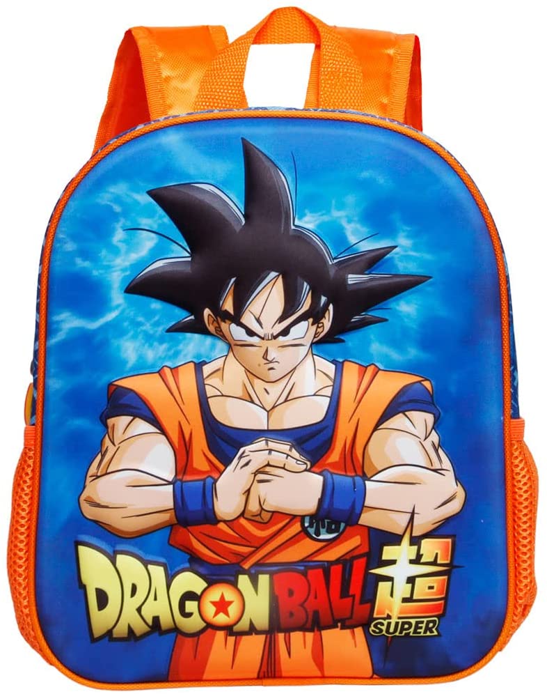 Dragon Ball Warrior-Small 3D Backpack, Multicolour