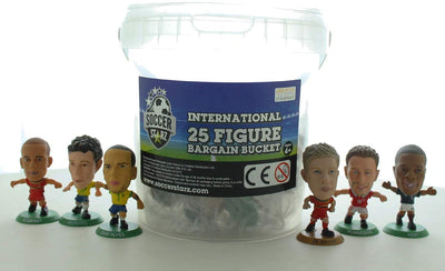 SoccerStarz 402984 "International Football Figure Bargain Bucket (25-Piece)