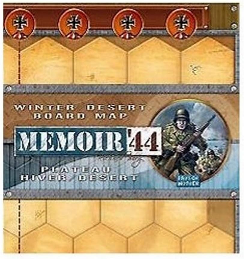 Days of Wonder - Memoir '44: Expansion - Winter Desert Board Map - Board Game