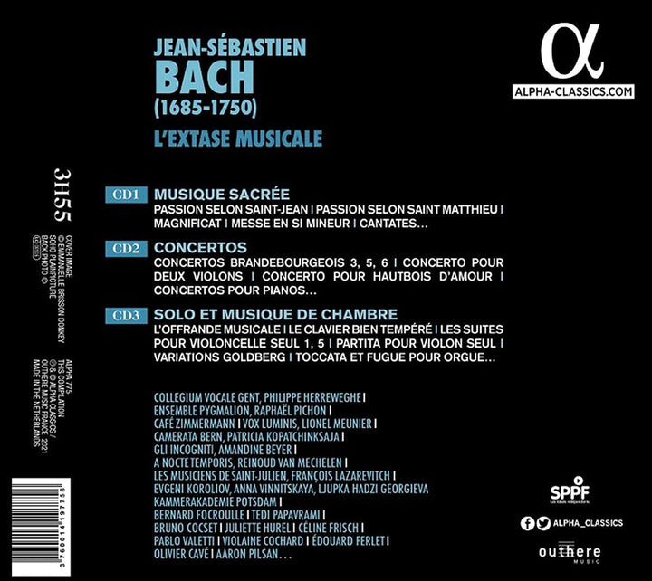 Bach: L'Extase Musicale - [Audio CD]