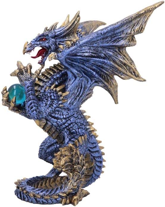 Nemesis Now Sapphire Orb Guard 21.2cm, Blue