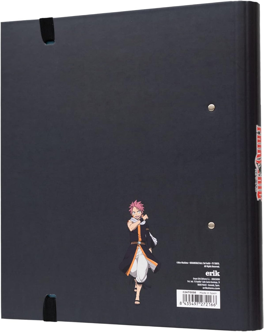 Grupo Erik Fairy Tail 2 Ring Binder | Premium A4 Folders Ring Binder | 10.6 x 12.6 inches - 27 x 32 cm