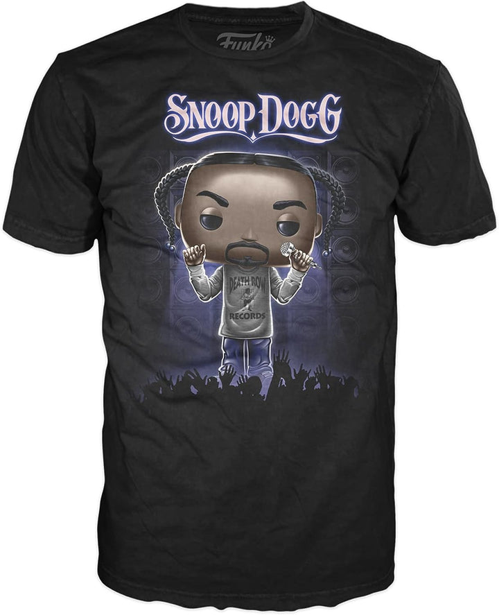 Funko Boxed Tee: Snoop Doggy Dogg - Medium - T-Shirt - Clothes - Gift Idea - Short Sleeve Top for Adults Unisex Men and Women