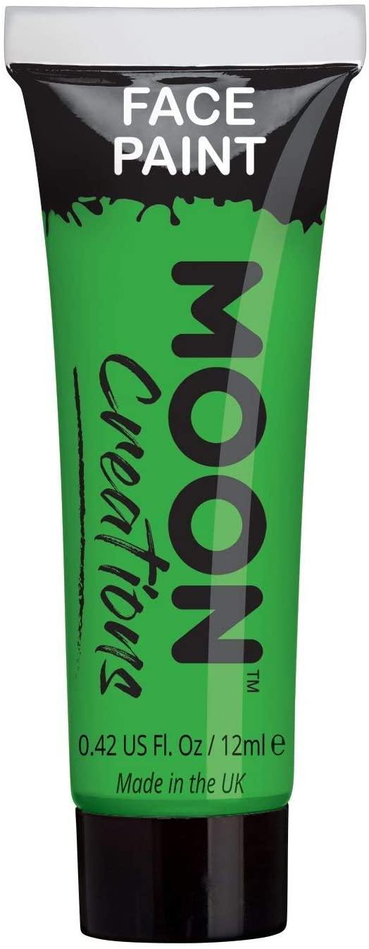 Face & Body Paint by Moon Creations Green Water Based Face Paint Makeup - Yachew