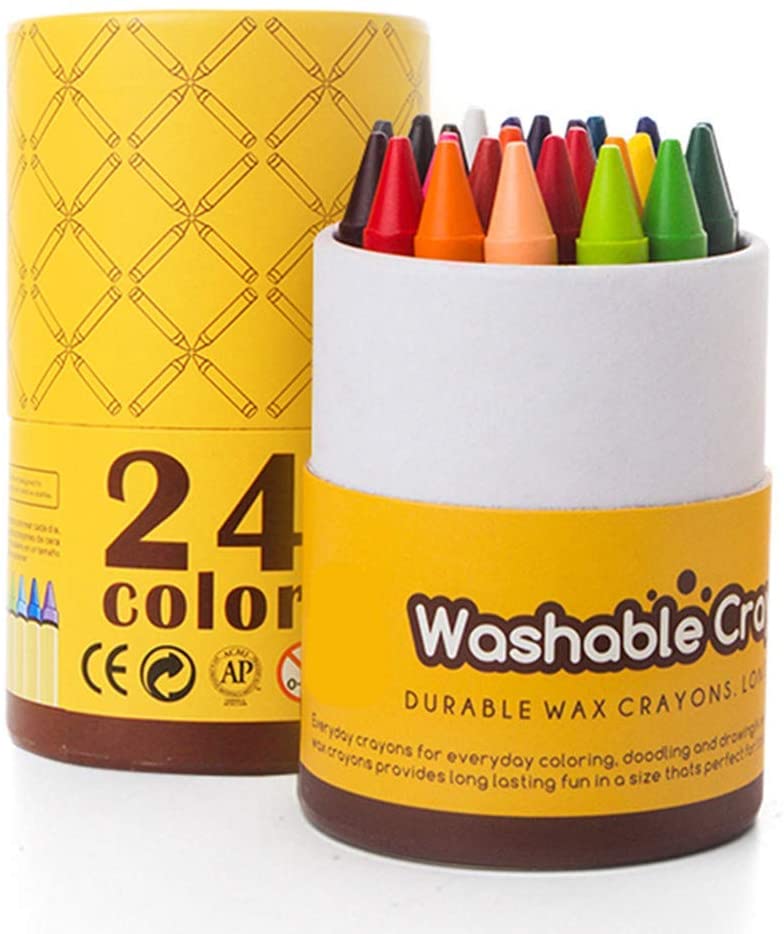 Jar Melo JA90411 Crayons-24 Colours Washable Crayons