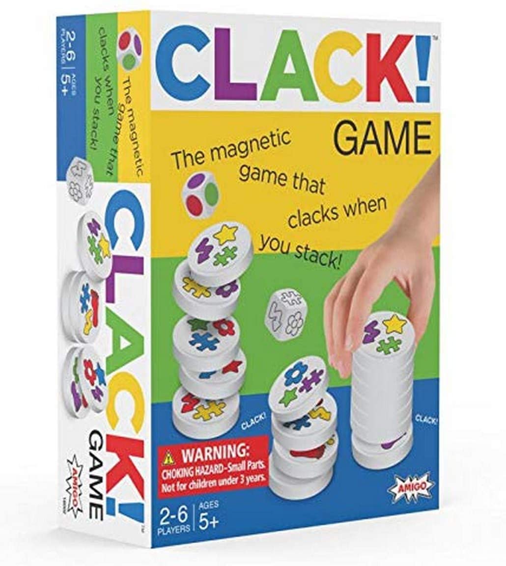 Clack - The Magnetic Game That Clacks When You Stack, (Multicolour)