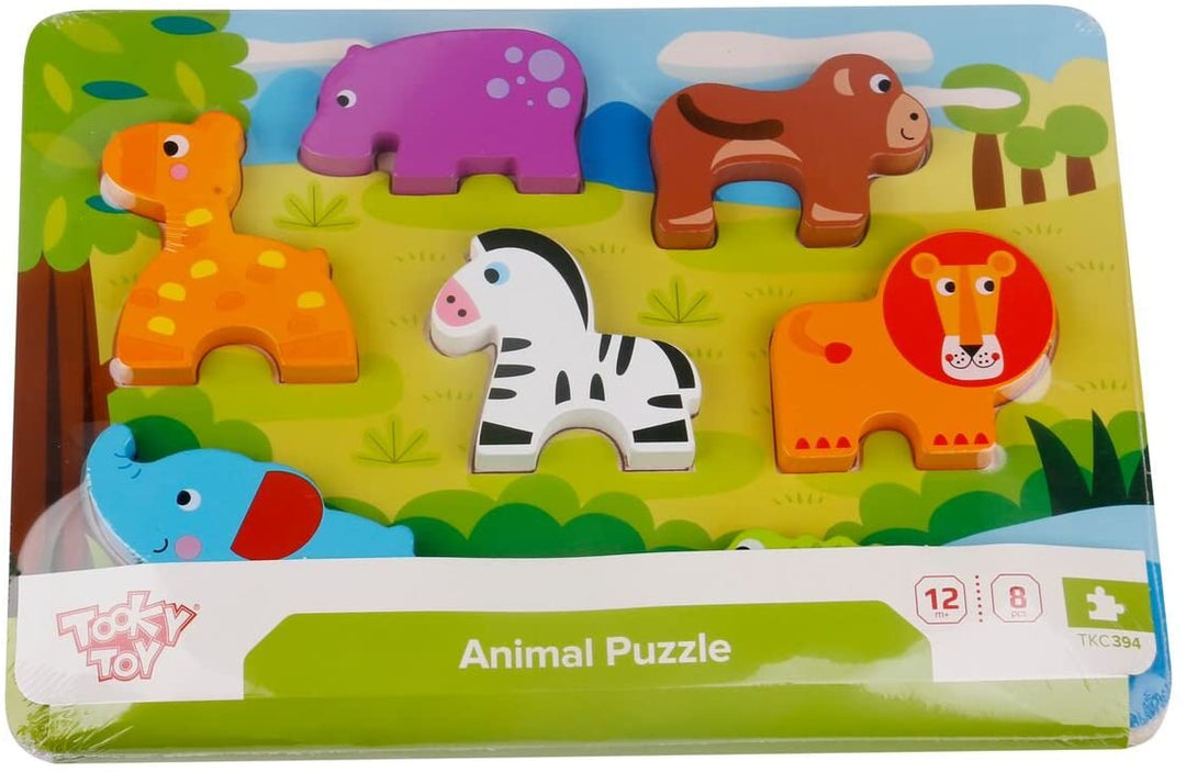 Andreu Toys TK15119 Animal Puzzle Multi-Colour, 29.5 x 21 x 1.7 cm