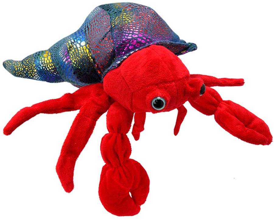 Wild Planet 36 cm Classic Hermit Crab Plush Toy (Multi-Colour)