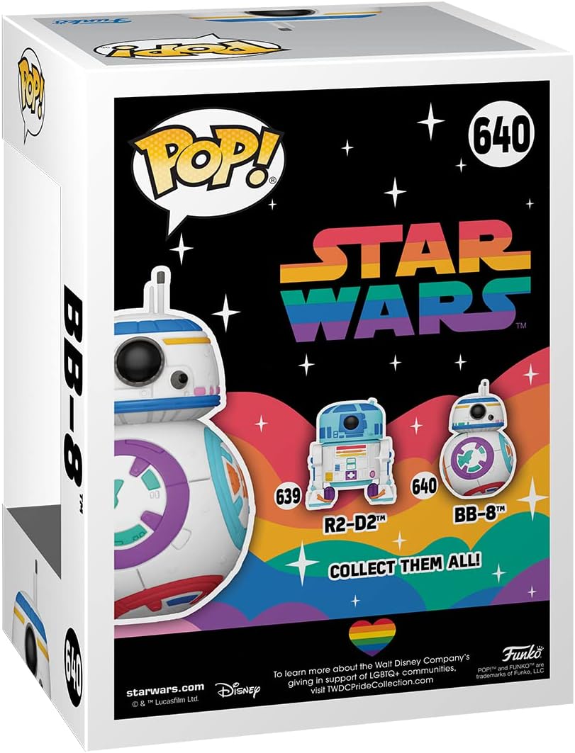 Star Wars: Pride 2023 - BB-8 Funko 72019 Pop! Vinyl #640