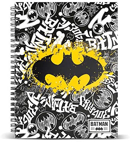 Karactermania Batman Tagsign A5 Squared Paper Notebook