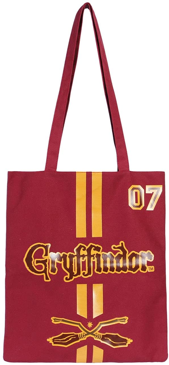 Harry Potter Lion-Shopping Bag, Burgundy